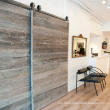 Rail Only Rustic Horizontal Plank Sliding Barn Door